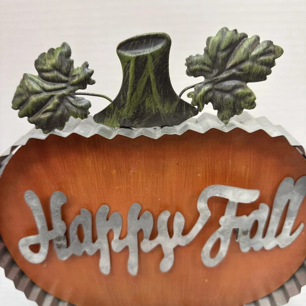 Fall Wood‎ Pumpkin Farmhouse Thanksgiving Decor Rustic Shelf Sitters Tiered Tray